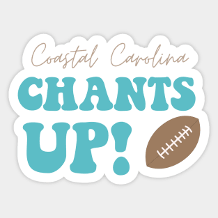 Coastal Carolina Chants Up Game Day Sticker